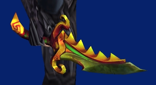 An Emerald Ripper in World of Warcraft