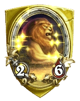 King of Beasts animated golden portrait.gif