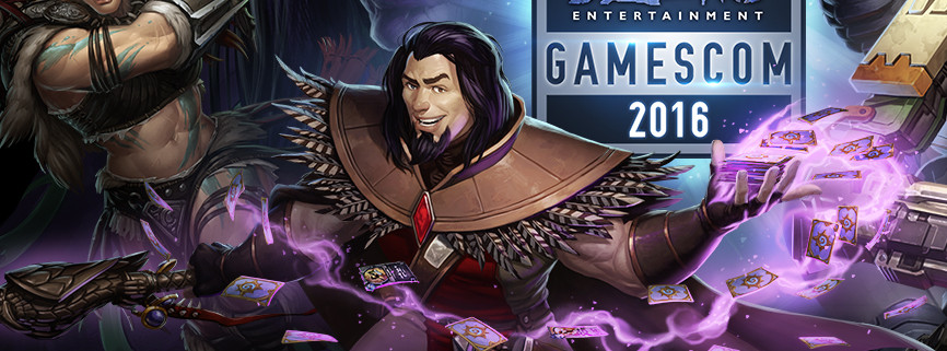 Medivh in Blizzard's Gamescom 2016 promotional art