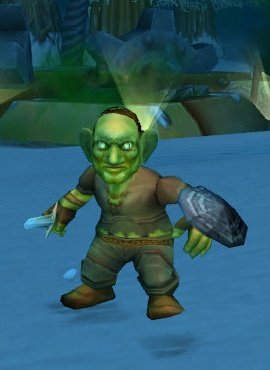 A Leper Gnome in World of Warcraft