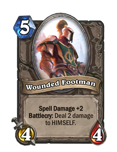 Wounded Footman