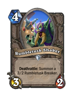 Rumbletusk Shaker