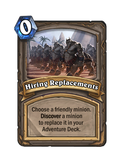 Hiring Replacements