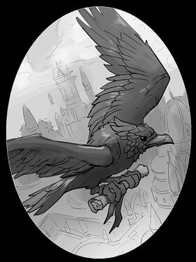 Messenger Raven sketch