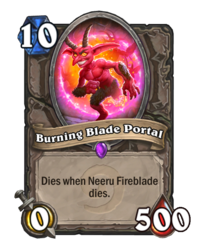 Burning Blade Portal
