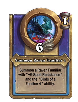 Summon Raven Familiar 4