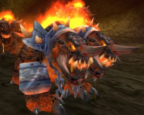 A core hound in World of Warcraft