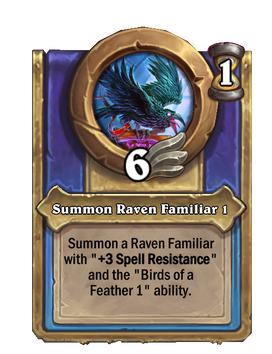 Summon Raven Familiar 1