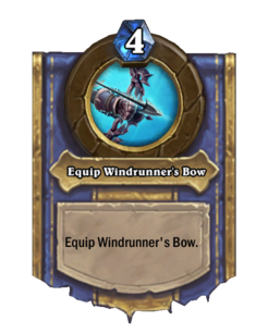 Equip Windrunner's Bow