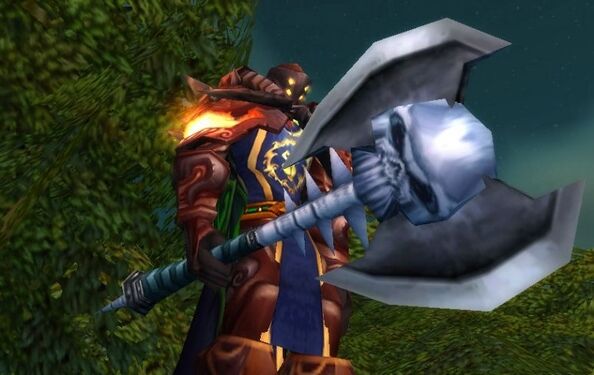 An Arcanite Reaper in World of Warcraft