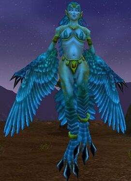A harpy in World of Warcraft