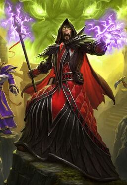 Medivh, possessed by Sargeras