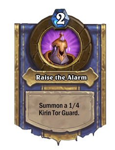 Raise the Alarm