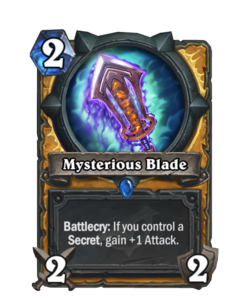 Mysterious Blade