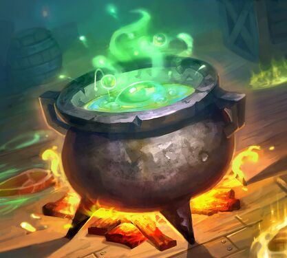 Witch's Cauldron, full art