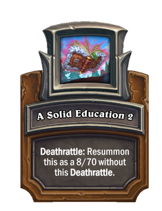 A Solid Education 2