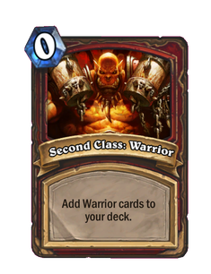 Second Class: Warrior