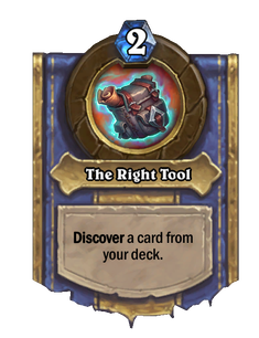 The Right Tool