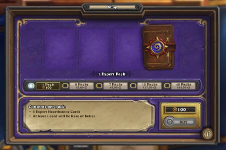 The Shop interface before Patch 1.1.0.6024, and the introduction of the game's first adventure
