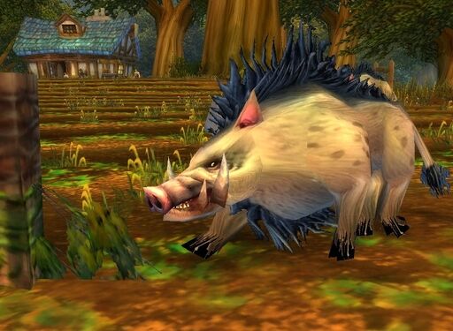 A stonetusk boar in World of Warcraft]]