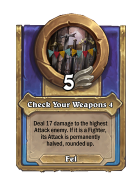 Check Your Weapons 4