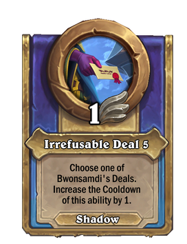 Irrefusable Deal {0}