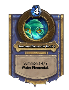 Summon Elemental Rank 2
