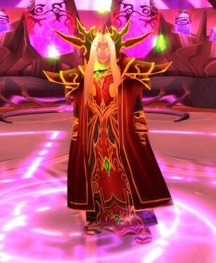 Kael'thas in Tempest Keep in World of Warcraft