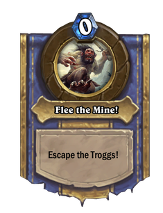 Flee the Mine!