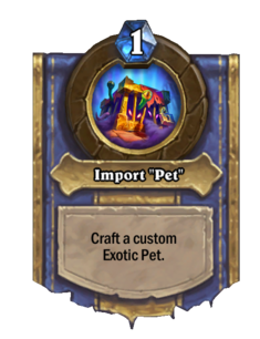 Import "Pet"