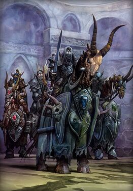 The original Four Horsemen in the World of Warcraft Trading Card Game