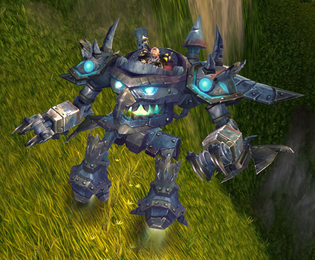 A Sky Golem in World of Warcraft