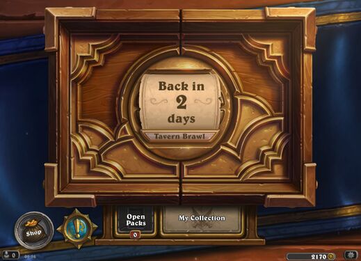 There is a couple of days' downtime after each Brawl