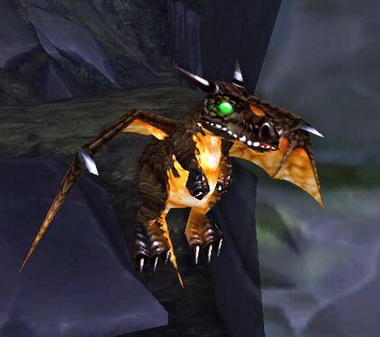 Wrathion in his dragon form in World of Warcraft