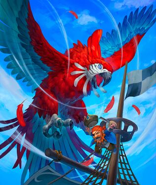 Monstrous Macaw, full art