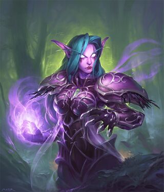 Tyrande Whisperwind during the Demon Hunter Prologue.
