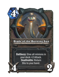 Blade of the Burning Sun