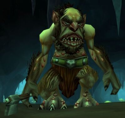 A Stonesplinter trogg in World of Warcraft