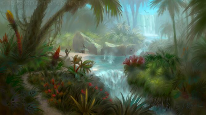 The background for Faerie Dragon by Justin Kunz